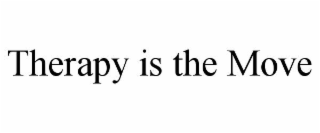 therapy is the move