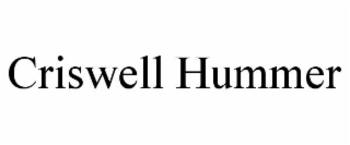 criswell hummer