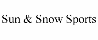 sun & snow sports