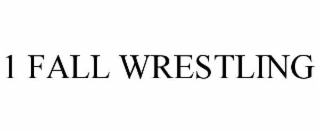 1 fall wrestling