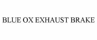 blue ox exhaust brake