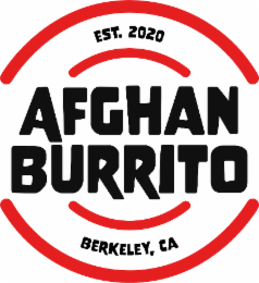 afghan burrito est. 2020 berkeley, ca