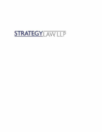 strategy law, llp