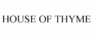 house of thyme