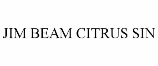 jim beam citrus sin