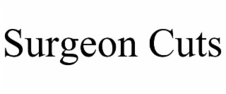 surgeon cuts