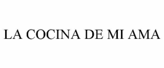 la cocina de mi ama