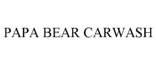 papa bear carwash