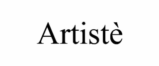 artistÈ