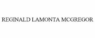 reginald lamonta mcgregor
