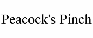 peacock's pinch