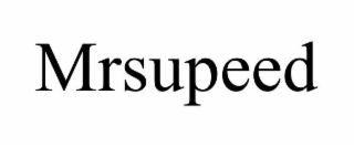 mrsupeed