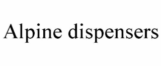 alpine dispensers