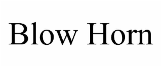 blow horn