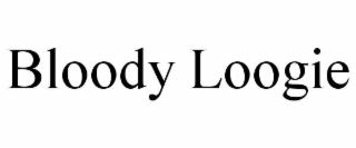 bloody loogie