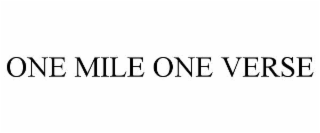 one mile one verse