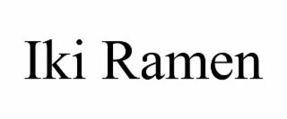 iki ramen