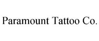 paramount tattoo co.