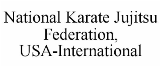 national karate jujitsu federation, usa-international