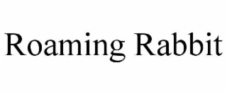 roaming rabbit