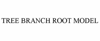tree branch root model