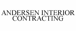 andersen interior contracting