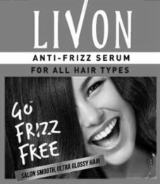 livon anti-frizz serum for all hair types go frizz free salon smooth, ultra glossy hair