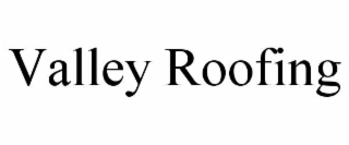 valley roofing
