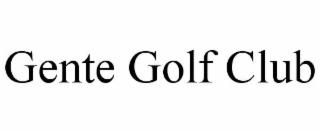 gente golf club