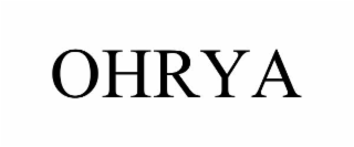 ohrya