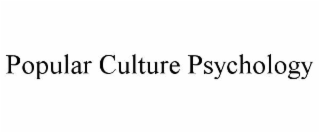 popular culture psychology