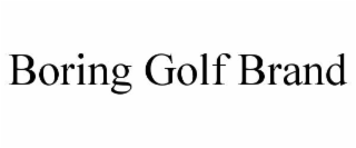 boring golf brand
