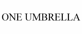 one umbrella