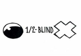 1/2-blind