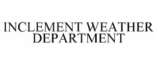 inclement weather department