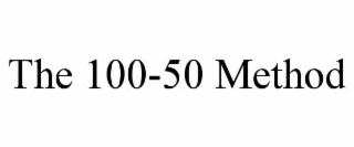 the 100-50 method