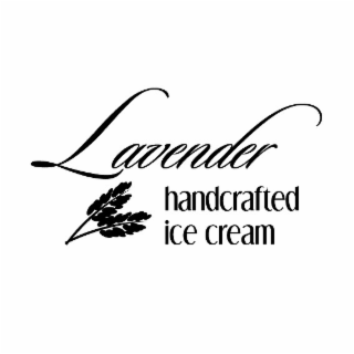 lavender hand crafted ice cream