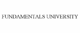 fundamentals university