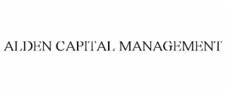 alden capital management