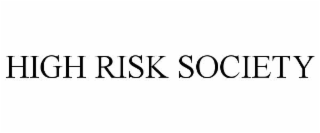 high risk society