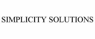 simplicity solutions