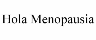 hola menopausia