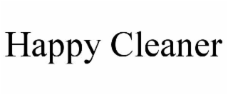 happy cleaner
