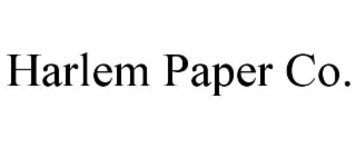 harlem paper co.