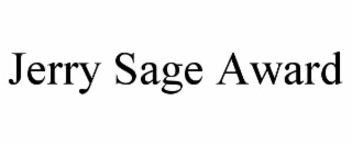 jerry sage award