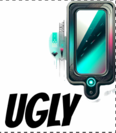 ugly in all capitals.