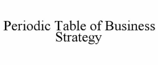 periodic table of business strategy