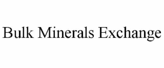 bulk minerals exchange