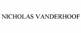 nicholas vanderhoof