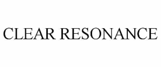 clear resonance